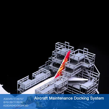 1:400 Lennujaam Mudel Põhjusel, Hooldus Redeli Raam Reisija Õhusõiduki Docking Platvorm Sõidavad Stseeni Simulatsiooni Osad