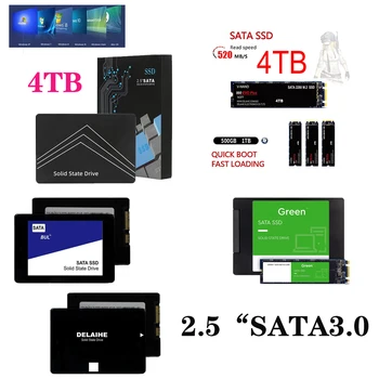2023New SSD Sata 2TB 1 tb kõvaketas Kõvaketas Sata3 2.5 Tolline 4TB kiire Kõvaketas 550MB/S Sisemine Tahkis-Draivid Sülearvuti