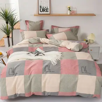 Bedsheets Komplekt Padi...bedclothes voodipesu Komplekt tekikott Paar Voodi Leht Bedspread Mugavuse Komplekti Anime