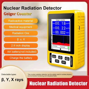 BR-9C XR-3 Nucleaire Kiirguse Detektori 2-In-1 Emf Tester Geigerteller Kleur Scherm Persoonlijke Dosimeeter Marmer Detectoren
