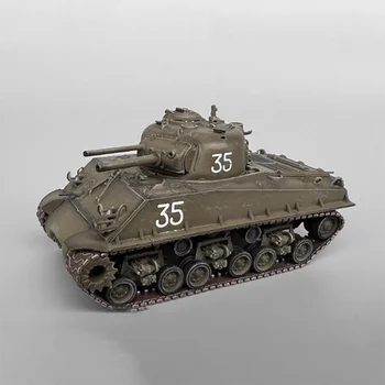 Diecast 1:72 Mõõtkavas Sherman Spitfire Tank USA Armee M4A3 Jälgida Võidelda Sõiduki Simulatsiooni Valmis Mudeli Kogumine Kingitus, Mänguasjad