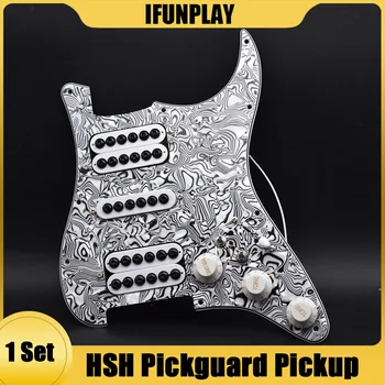 HSH 3-kihiline Elektri Kitarri Pickguard Humbucker Pickup Ühe Katkesta Lüliti Katuse Kruvi Prewired Scratchplate Assamblee