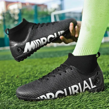 Kvaliteet Chuteira Ühiskonna Jalgpalli Saapad C. Ronaldo Hulgi-Klambreid Futbol Anti-Slip Mood Jalgpallijalatsid Futsal Koolitus Kets