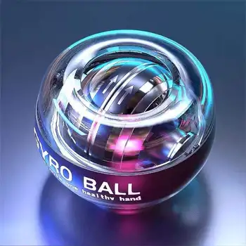 LED Güroskoopilised Randme Võimsus Käsi Palli Ise-alustades Gyro Ball Gyroball Käsi Käe Lihaste Jõud Koolitaja Teostada Strengthener