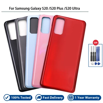 Samsung Galaxy S20 S20 Pluss S20 Ultra Tagasi Patareipesa Kaas Korpus Kaamera Objektiivi Tagumine Klaas Juhul Asendamine Eluaseme Tagasi