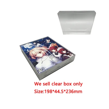 Selge kaitsva PET-kate Puhul PS4 jaoks 《tükk sinine klaas kuu 》Limited Edition Läbipaistev kogumise kast