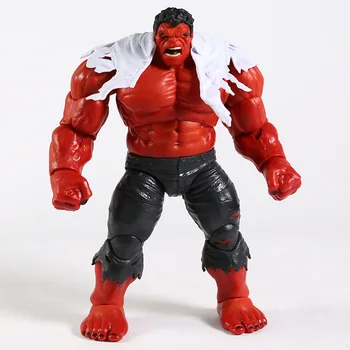 Marvel Hall / Punane Hulk Tegevus Joonis Mänguasja Nukk Brinquedos Figurals Kogumise Mudeli Kingitus