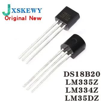 5tk DS18B20 18B20 18S20 TO-92 IC CHIP Termomeeter Temperatuuri Andur LM335Z LM335 LM334Z LM334 LM35DZ LM35 LM35D