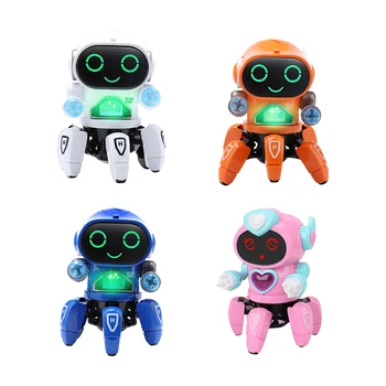 Elektriline Smart 6 Küünis Robot Laulu Muusika Tantsu Robot Mänguasjad Poistele Tüdruk Lapsed