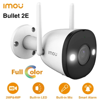 IMOU Bullet 2E 2MP 4MP Värvi Täis Kaamera Koju Väljas Mini WiFi Cam-Built-in Mic Smart LED Valgus Toetab Inimeste Avastamine IP67