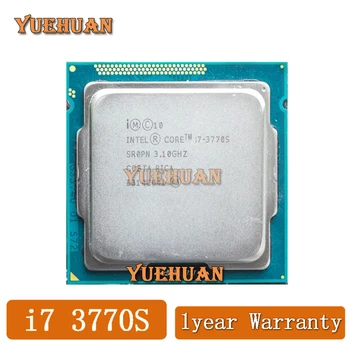 Intel Core i7-3770S i7 3770S Protsessor cpu 65W LGA-1155 100% töökorras Lauaarvuti Protsessor suudab töötada