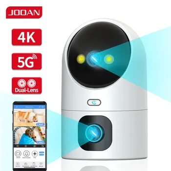 JOOAN 3MP PTZ IP Kaamera 5G WIFI Traadita Turvalisuse Kaamera, Dual Lens Järelevalve AI Jälgimise beebimonitor