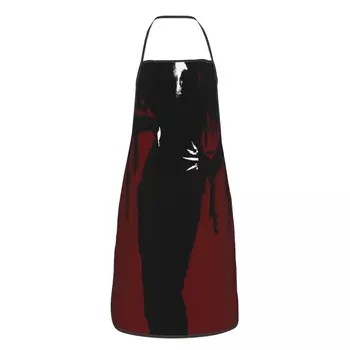Morticia Addams Põll Veekindel Leibkonna Köök Peakokk Puhastus Tablier Toiduvalmistamis Köök Rinnatüki Täiskasvanud Unisex Aiandus