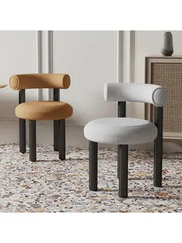 Põhjamaade pehme pakendi disainer ühe söögi tool kaasaegne minimalistlik lihav tool Rasva Juhataja söökla juhataja/vaba aja veetmise tool