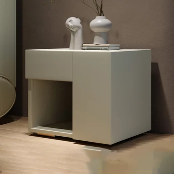 Põhjamaade öö tabel kaasaegne minimalistlik disainer stiili tänapäeva high-end multifunktsionaalne magamistuba säilitamise kapp