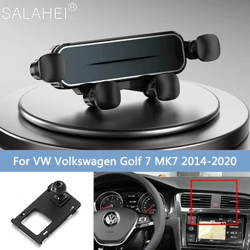 Reguleeritav Auto Telefoni Omanik VW Volkswagen Golf 7 MK7 2014-2020 Õhu Väljalaskeava Raskuse Paigaldada GPS Support Bracket Auto Tarvikud