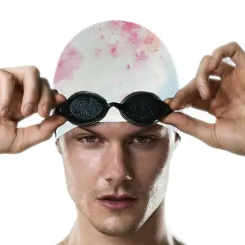 Silikoon Ujuda Mütsid Täiskasvanutele Veekindel Silikoon Ujumine Mütsid Ujumine Mütsid 3D Mugav Vastupidav Silikoon Veekindel Sobib