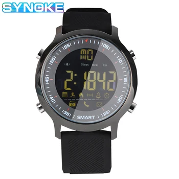 SYNOKE Smart Kellad Meeste 50M Veekindel Ujumine Töötab Magada Tracker Pedometer Sport Digital Watch Smartwatch Android ja IOS
