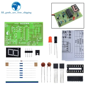 TZT DIY LED Pcb Digitaalne näidik LED Loogika Elektroonilise Pliiatsi Komplekti, Kõrge ja Madala Taseme Test Circuit Jootmise Praktika Juhatuse Komplekt