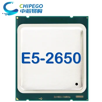 Xeon E5-2650 E5 2650 2.0 GHz Kasutada Kaheksa-Core Kuusteist-Lõng CPU Protsessor 20M 95W LGA 2011 KOHAPEAL LAOS