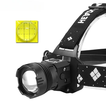 XHP99 Tugeva Valguse LED IR Sensor Esilaterna USB Laetav LED-Vilkur Teleskoop Zoom Väljas Telkimine Kalapüük Pea Taskulamp